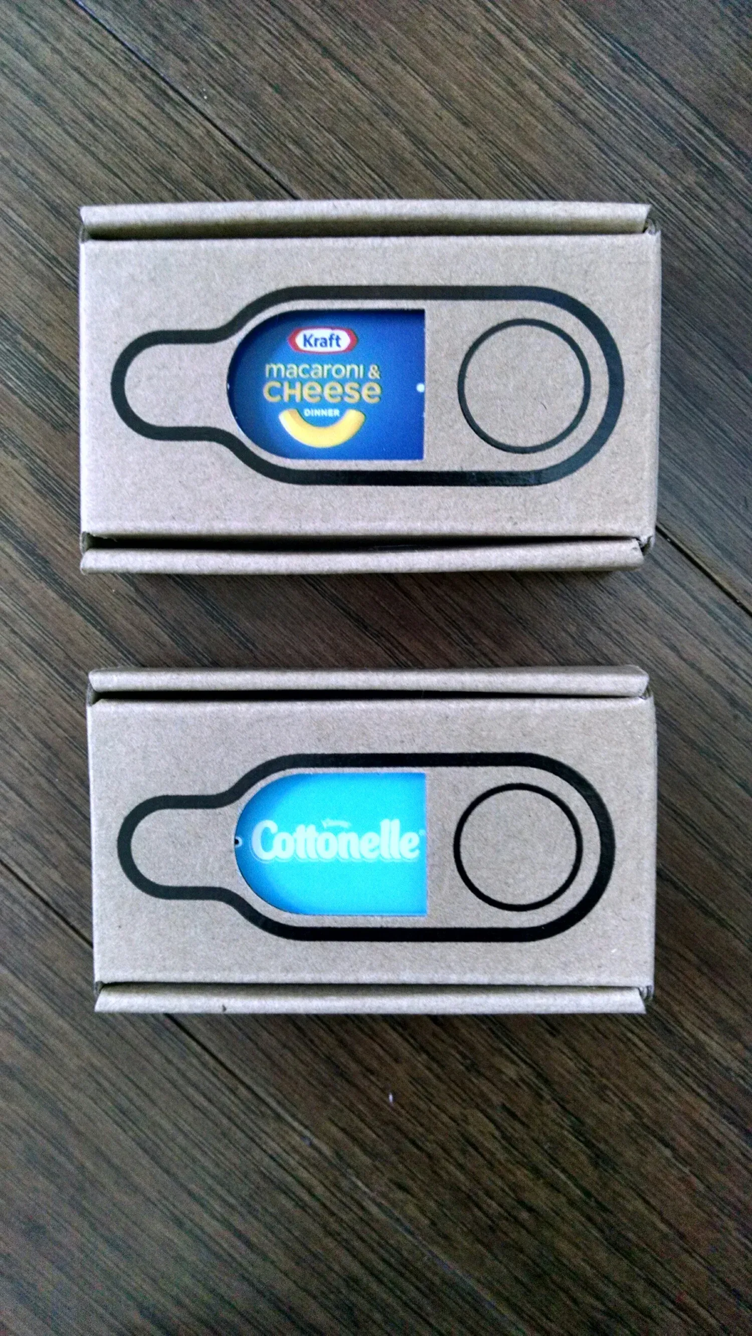 Minimalist packaging.